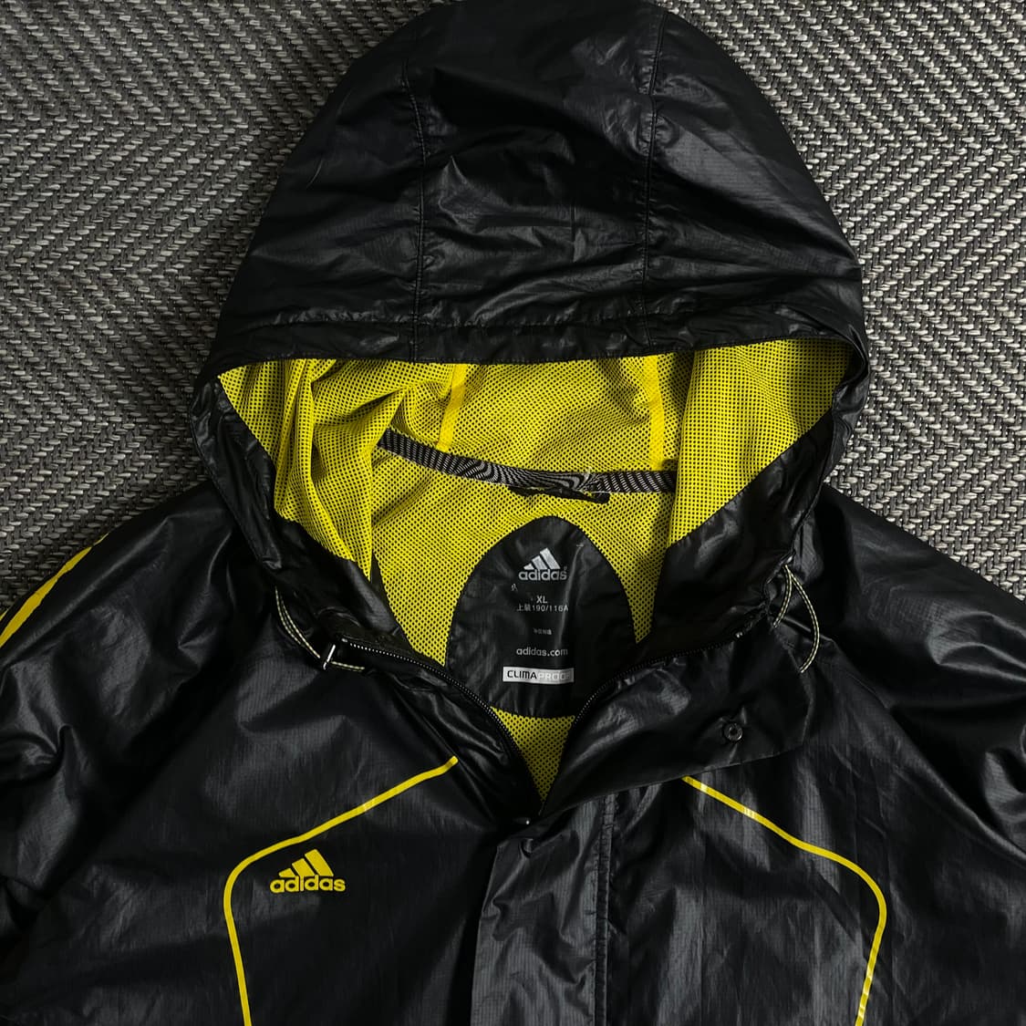 아디다스 F50 블랙 옐로우 우븐 바람막이 y 3844 상품이미지8