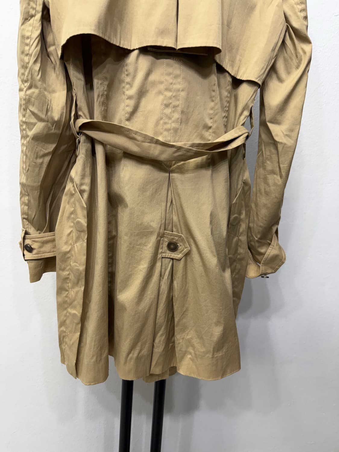 정품) TIME 타임 한섬 베이지 트렌치코트 자켓 82 상품이미지6