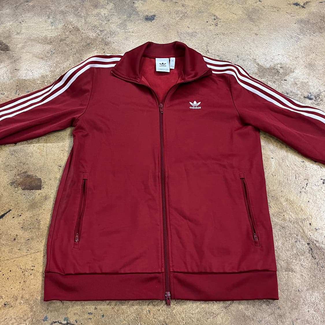 아디다스 버건디 베켄바우어 투웨이 져지 트랙탑 상품이미지3