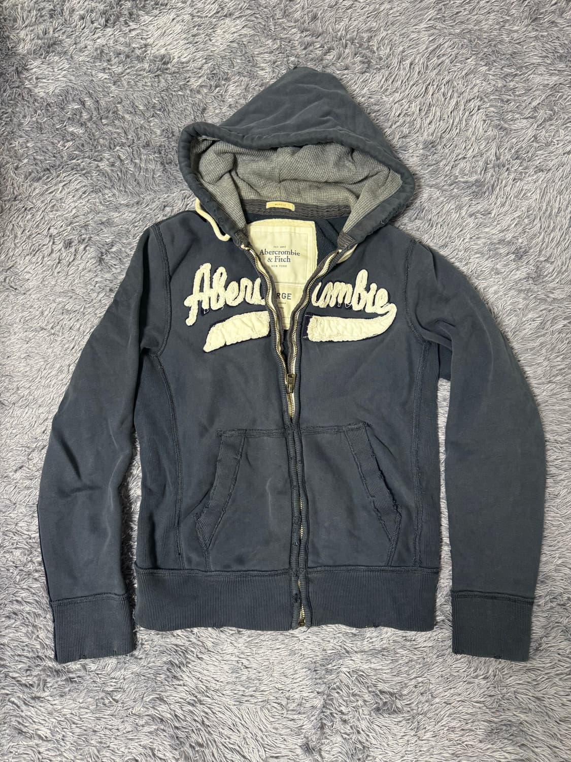 아베크롬비 그런지 디자인 후드집업 상품이미지1
