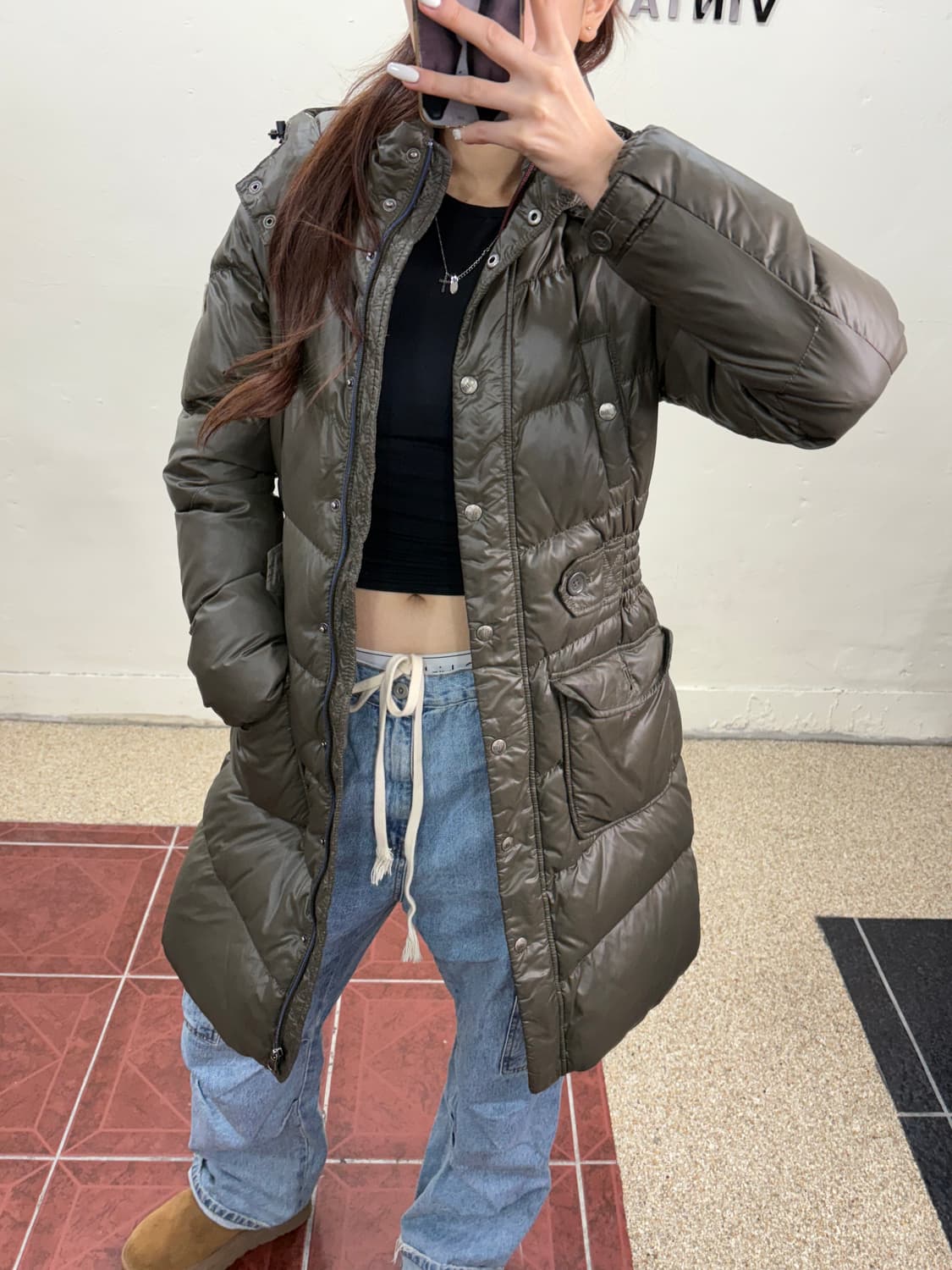 타미힐피거 다운 롱 패딩 상품이미지1