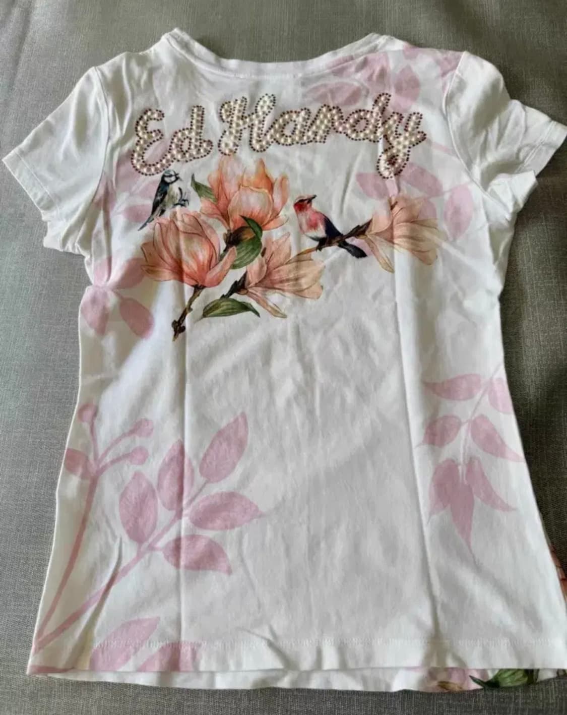 ED HARDY 에드하디 반팔 큐빅 반팔 일본빈티지 펑크 와투케 상품이미지2