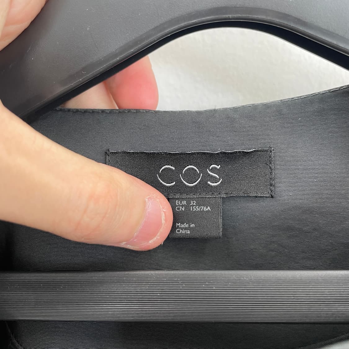 코스 폴리 오버핏 오픈 반팔 탑 아우터 상품이미지6