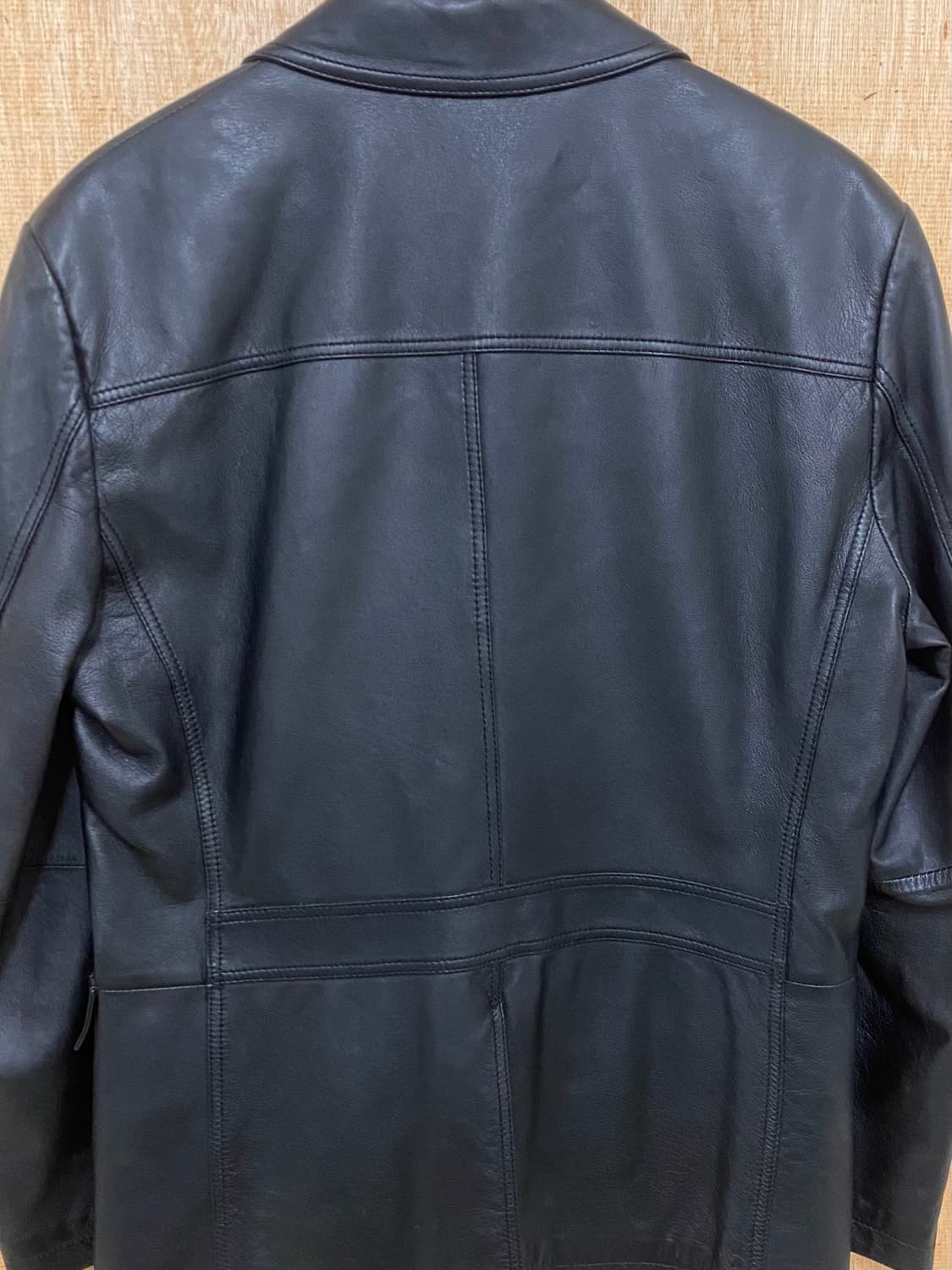 VTG sport lapel leather blazer jacket 상품이미지4