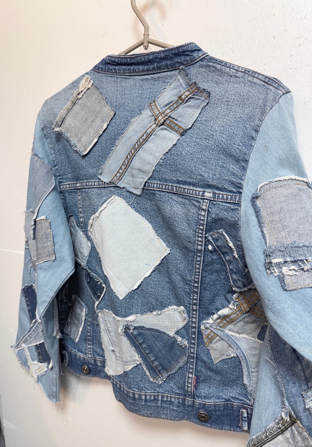 리바이스 LEVI’S 리메이크 패치워크 데님 자켓  상품이미지4