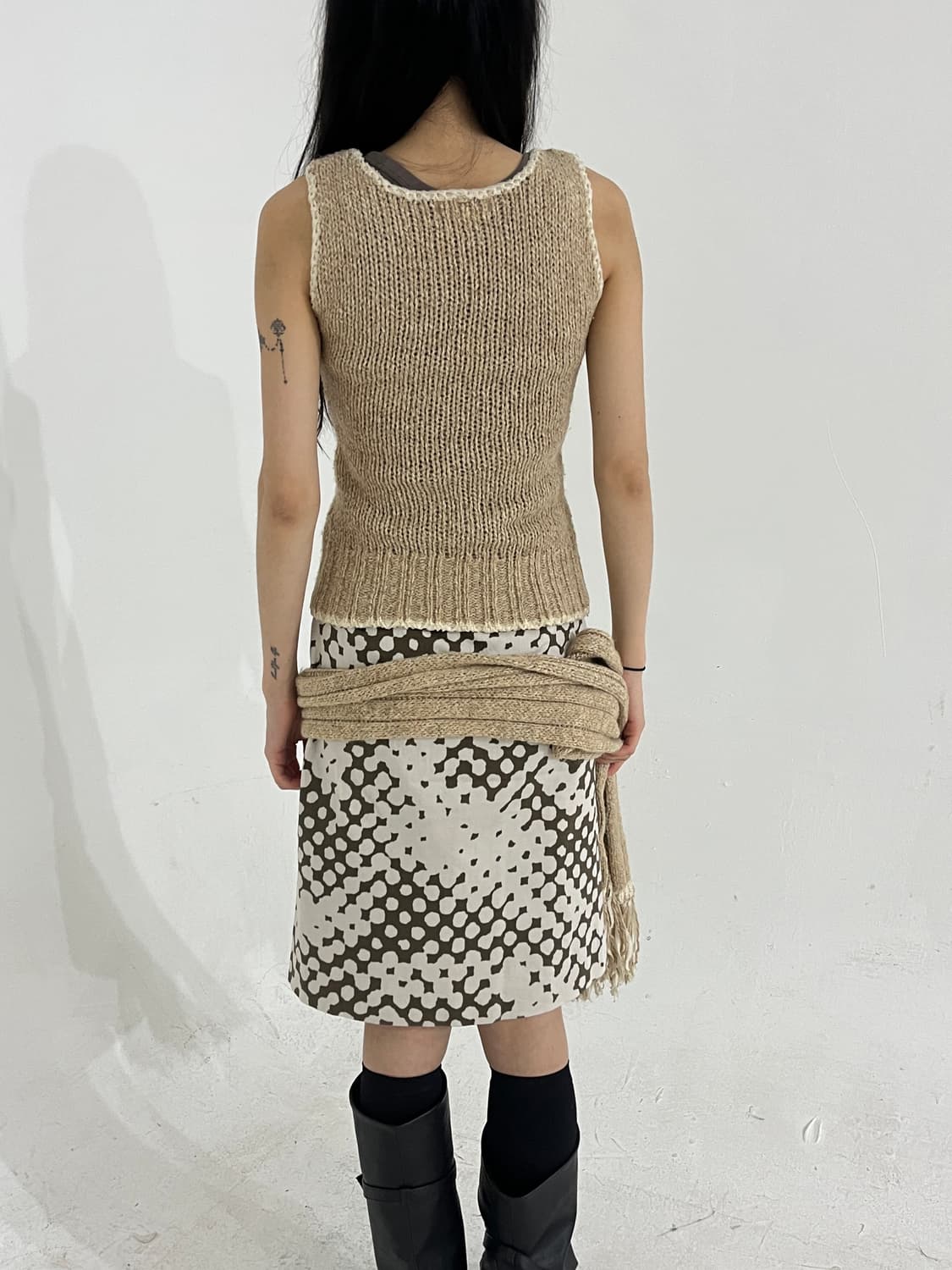 Michel klein Stoll set knit sleeveless 상품이미지5