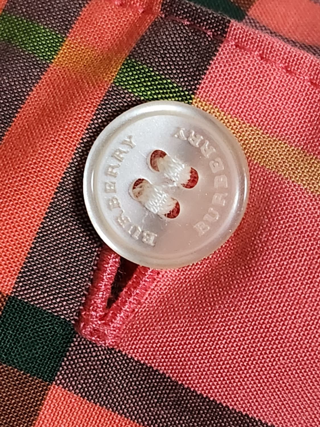 UK6 버버리 핑크 체크 코튼 여성 셔츠 8002969 상품이미지4