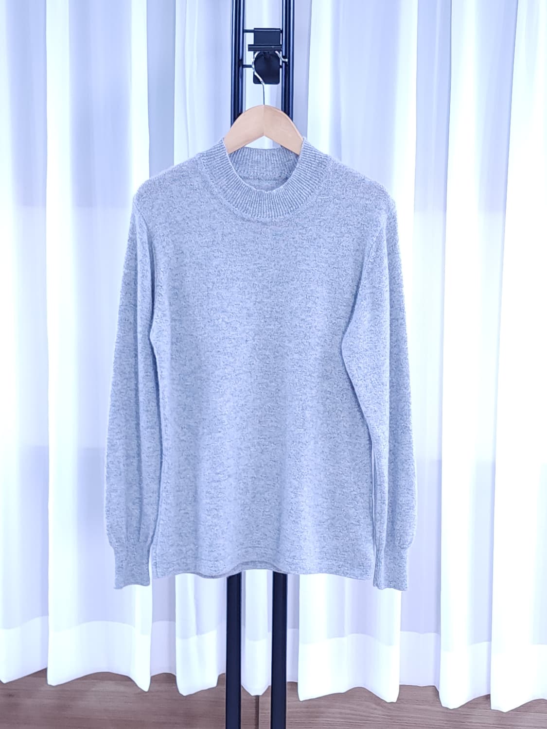 캐시미어100% 반목니트 상품이미지3