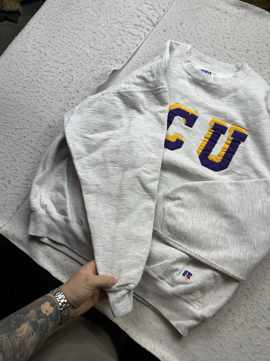 90s 러셀 애슬레틱 빈티지 ECU 맨투맨 상품이미지5