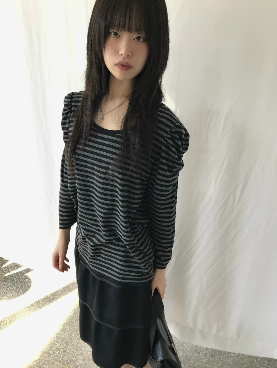 ⊹ Theoria Stripe Tee 상품이미지1