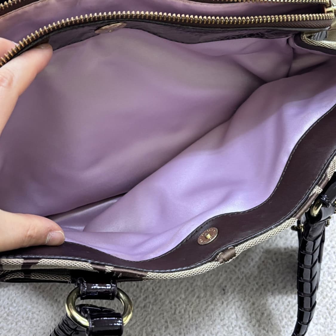 F 코치 18966 시그니처 토트백 0421E 상품이미지5