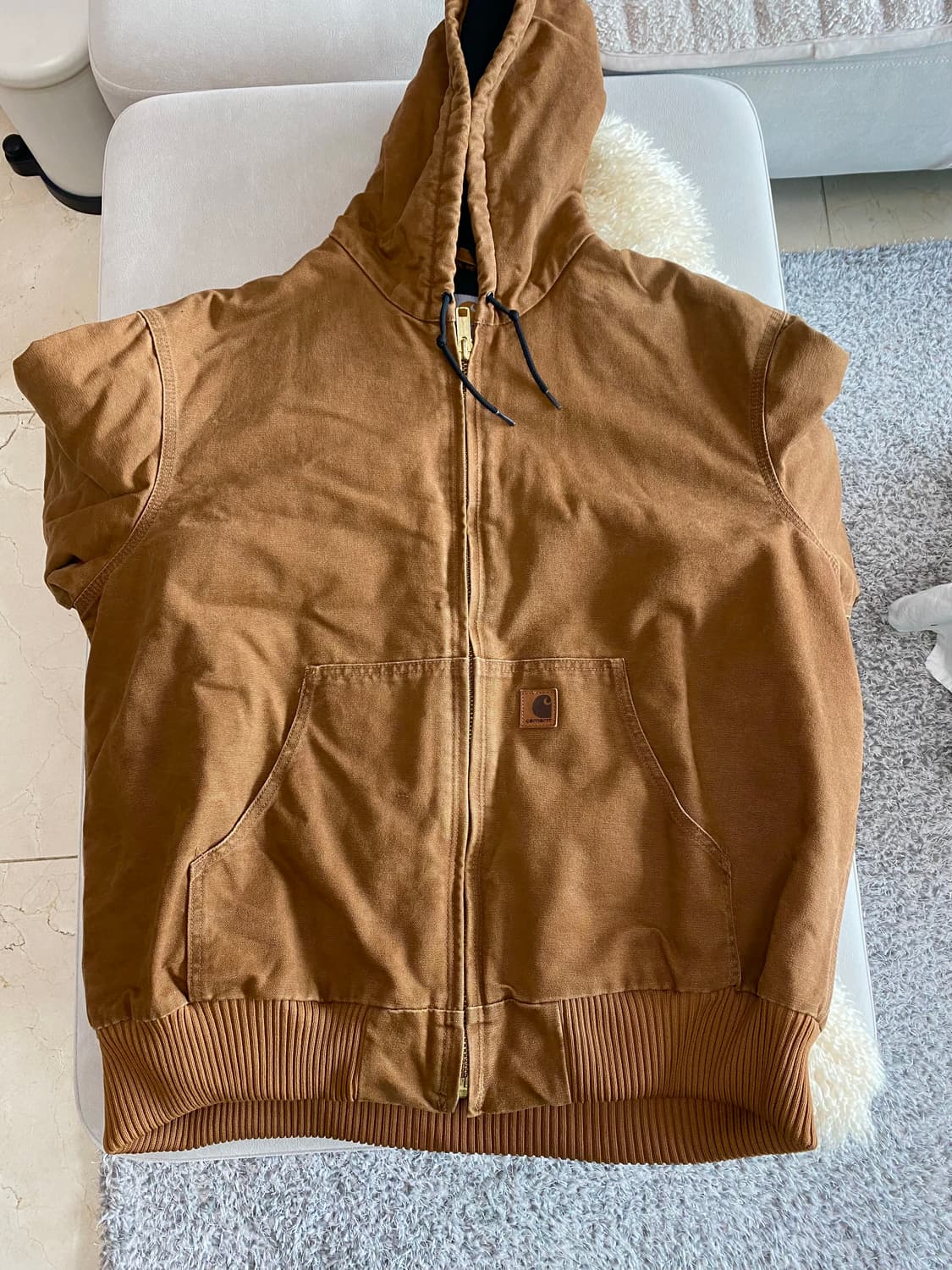 정품 칼하트 j130 액티브 자켓 XL 상태 최고 상품이미지1