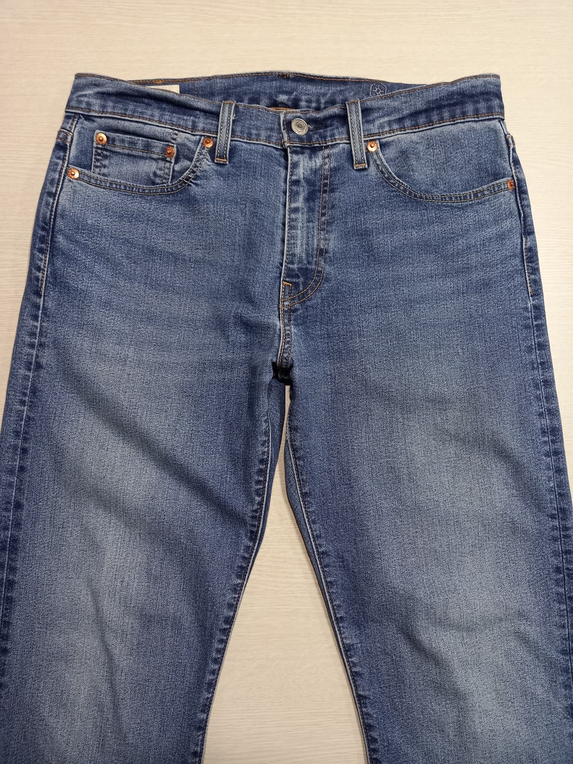 30 빅E리바이스502 약기모 워싱 스판 슬림일자진 30-181 상품이미지3