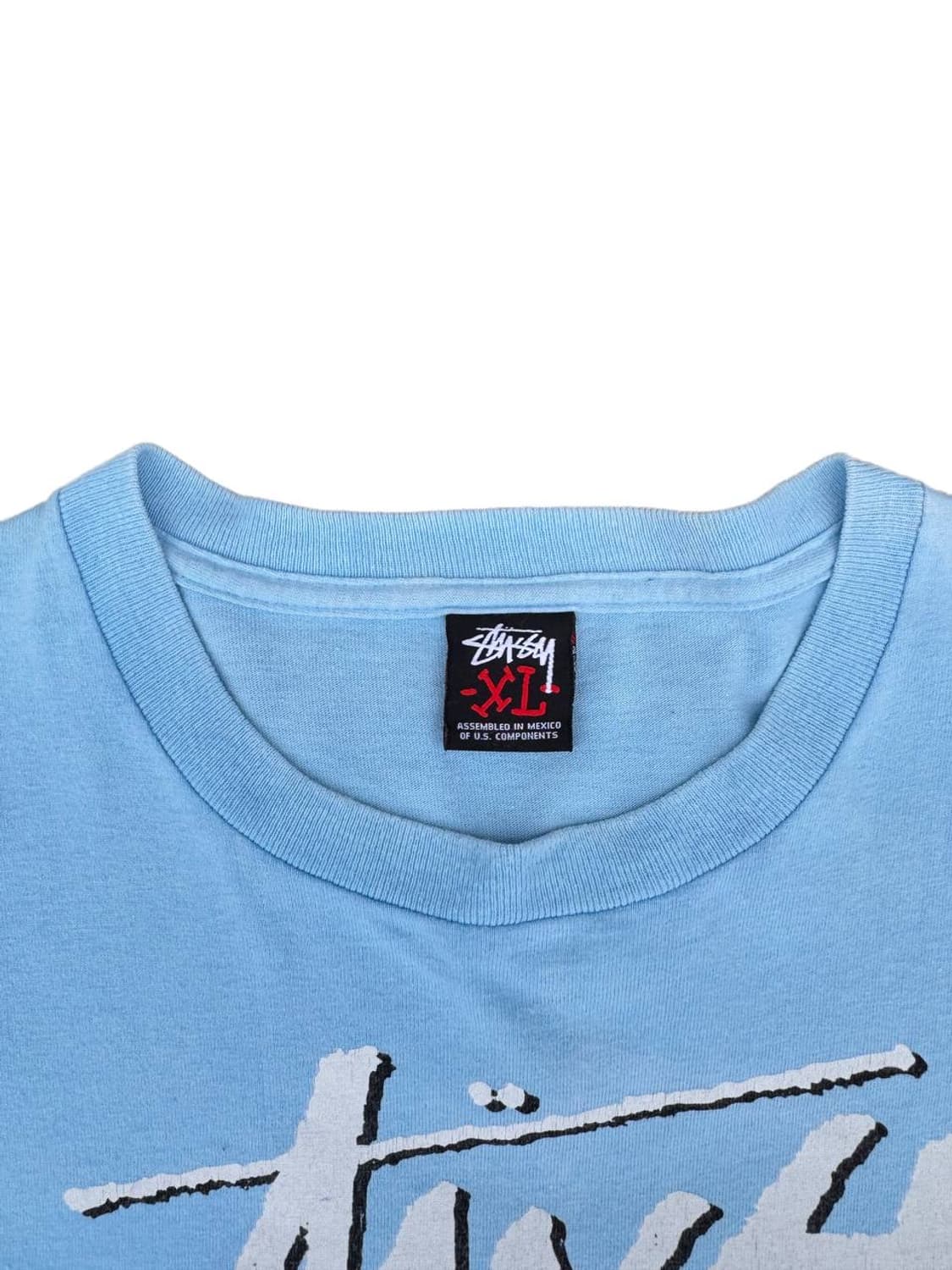 Mid 00s 스투시 One world One love 티셔츠 상품이미지4