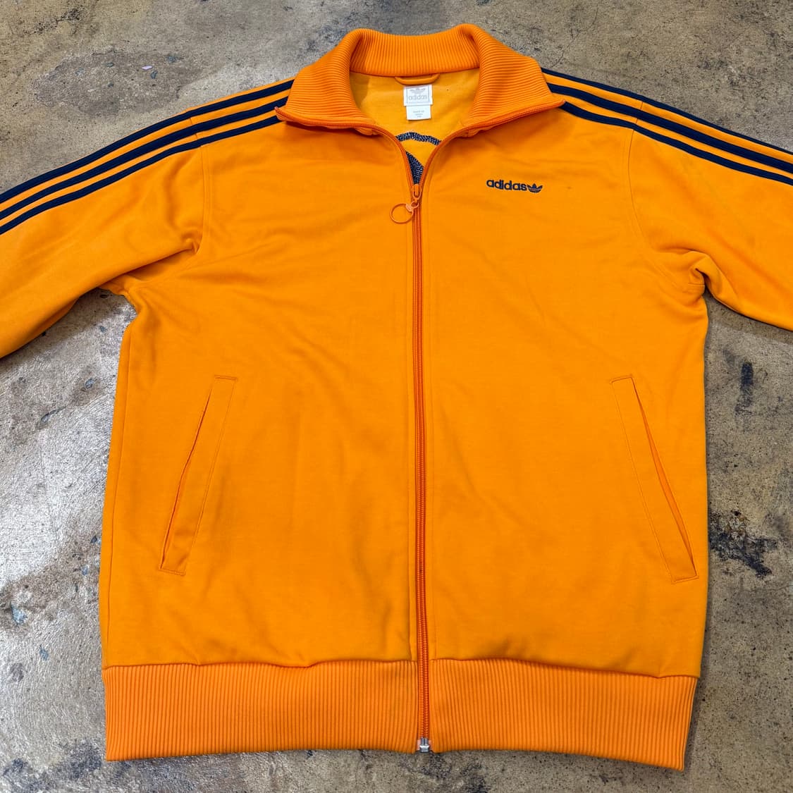 아디다스 오렌지 져지 트랙탑 110 상품이미지3