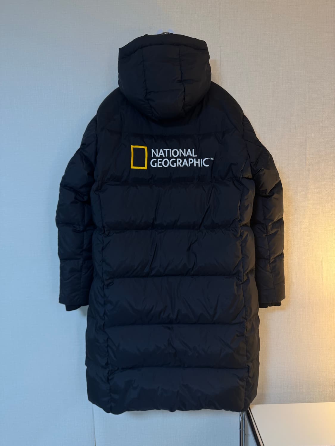 [XL]내셔널지오그래픽 카이만 롱패딩 블랙 상품이미지2