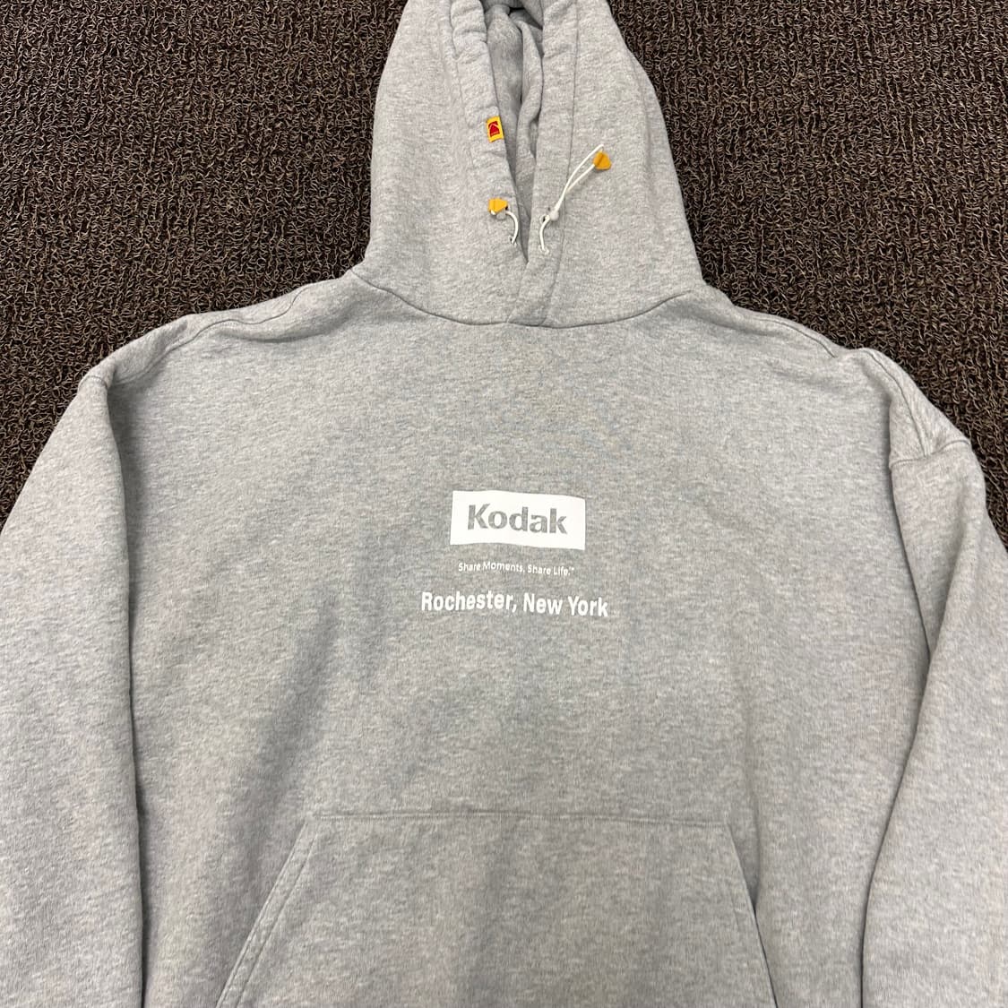 Kodak 코닥 긴팔 후드티셔츠 그레이 2XL 상품이미지2