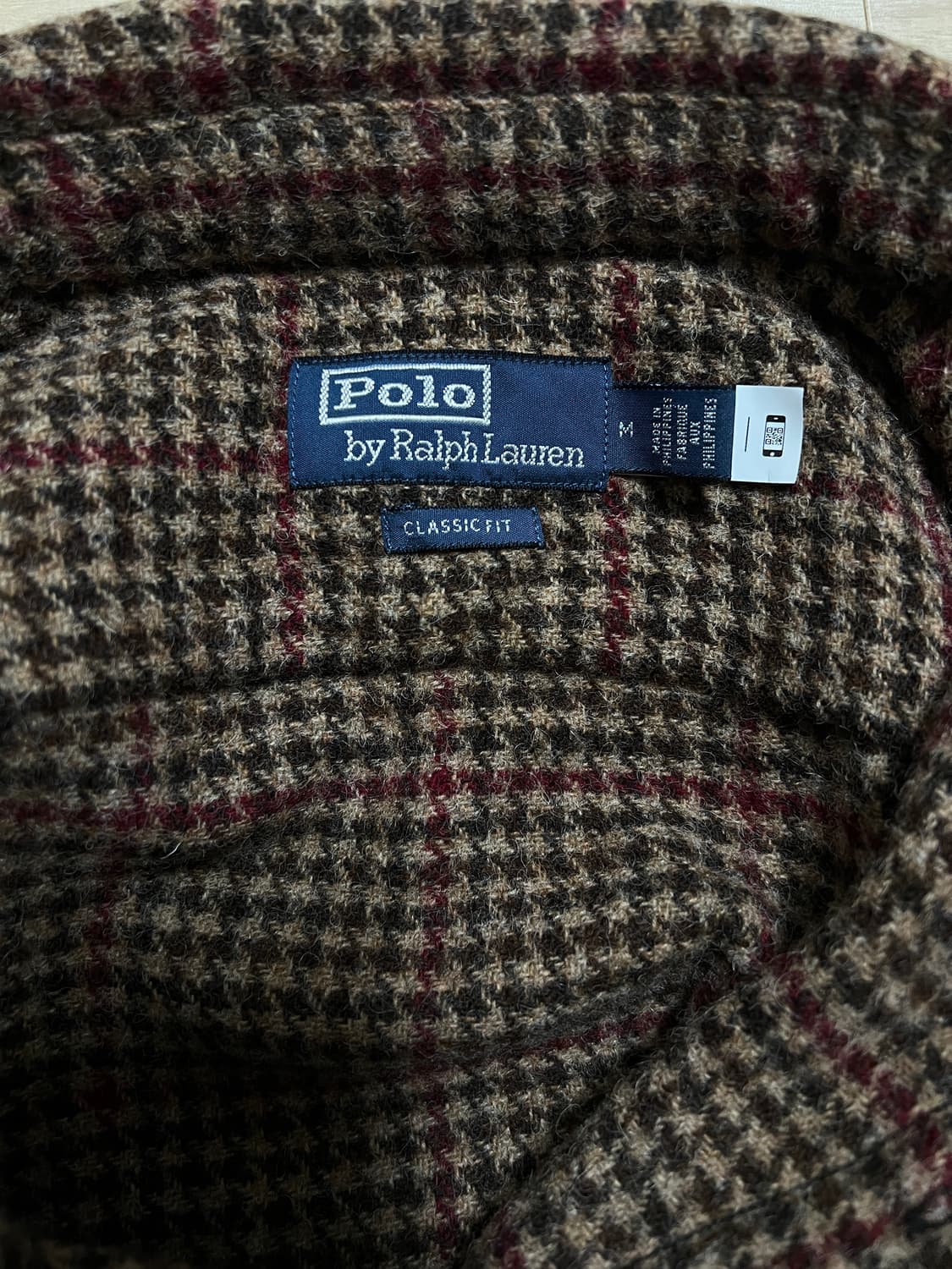 폴로 랄프로렌 / 스웨이드 패치 울 오버셔츠 / S, M 상품이미지6