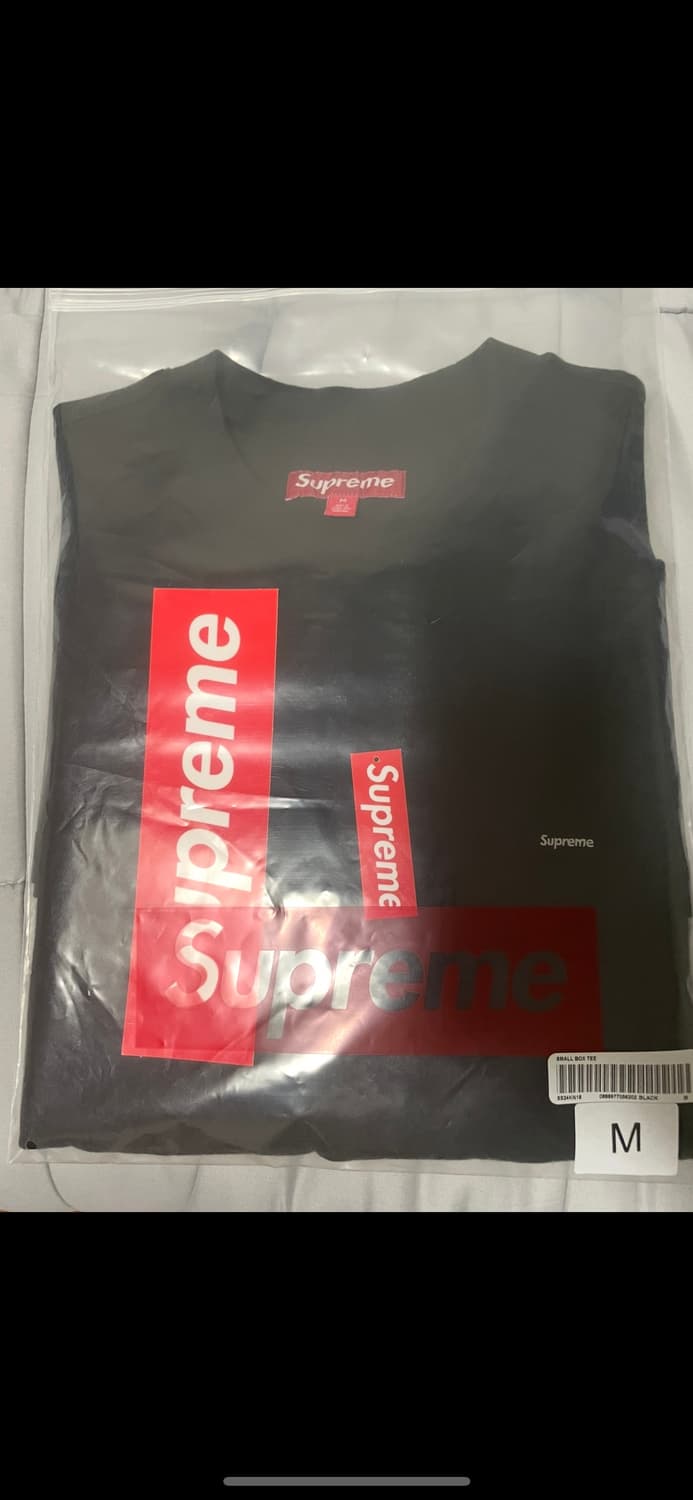 [M] 슈프림 스몰박스 티셔츠 블랙 - 24SS 상품이미지3