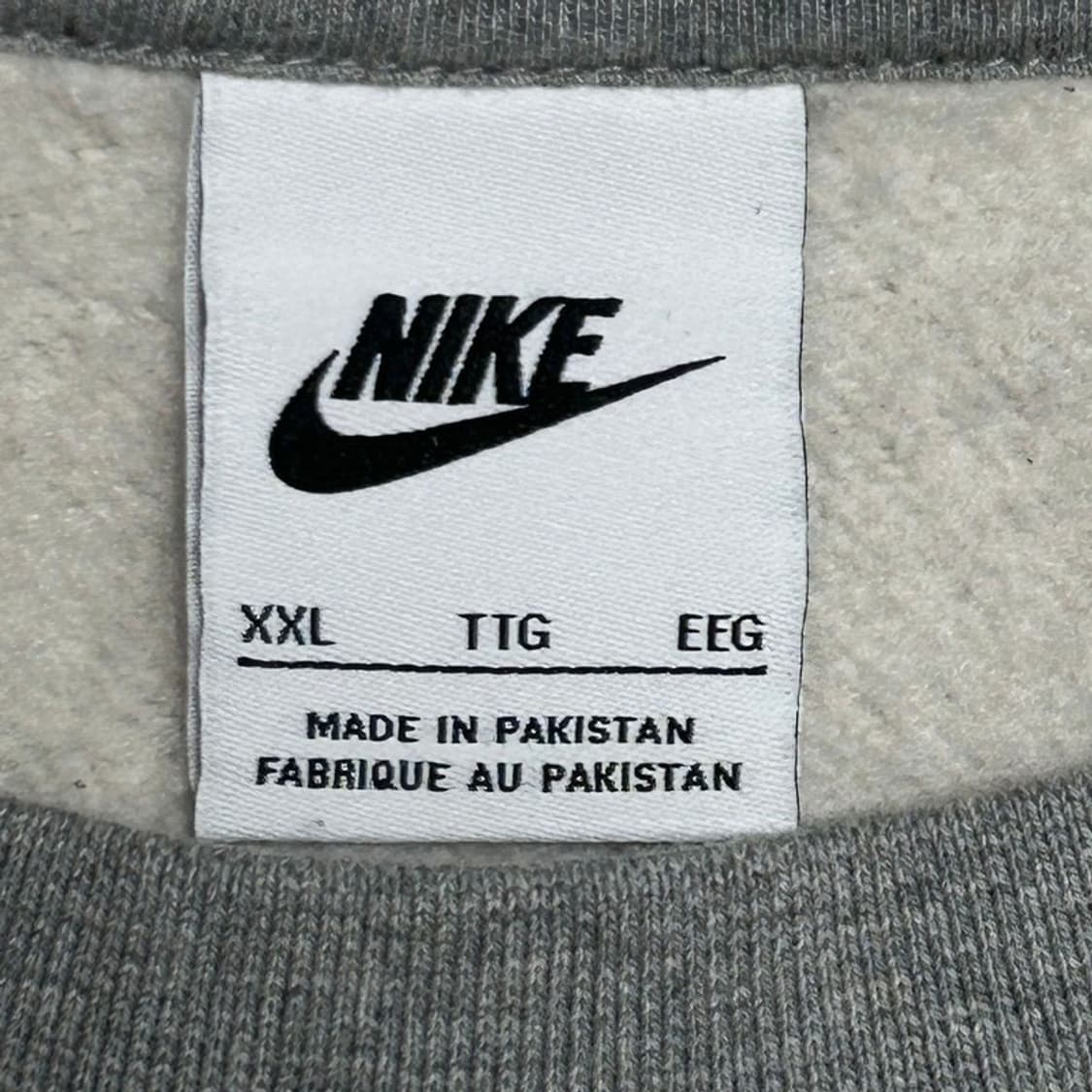 나이키 스우시 맨투맨 그레이 XXL 상품이미지5