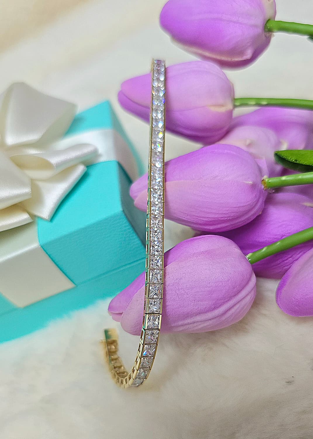 14k테니스팔찌 4mm 보증서포함 상품이미지2