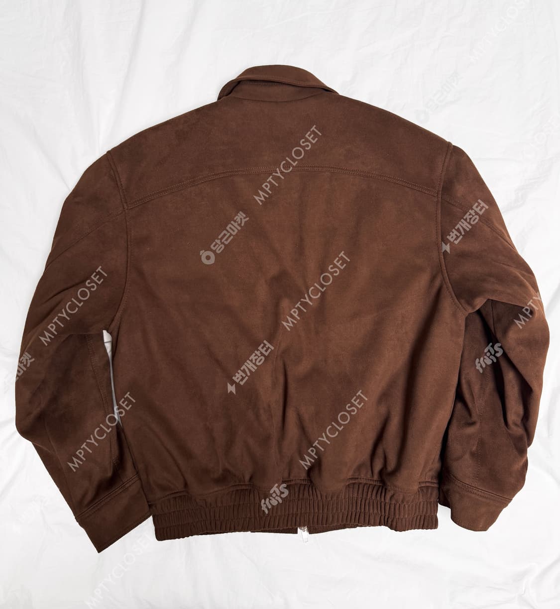 [L] 도프제이슨 25fw 퀼팅 스웨이드 스포츠 자켓 모카 상품이미지4