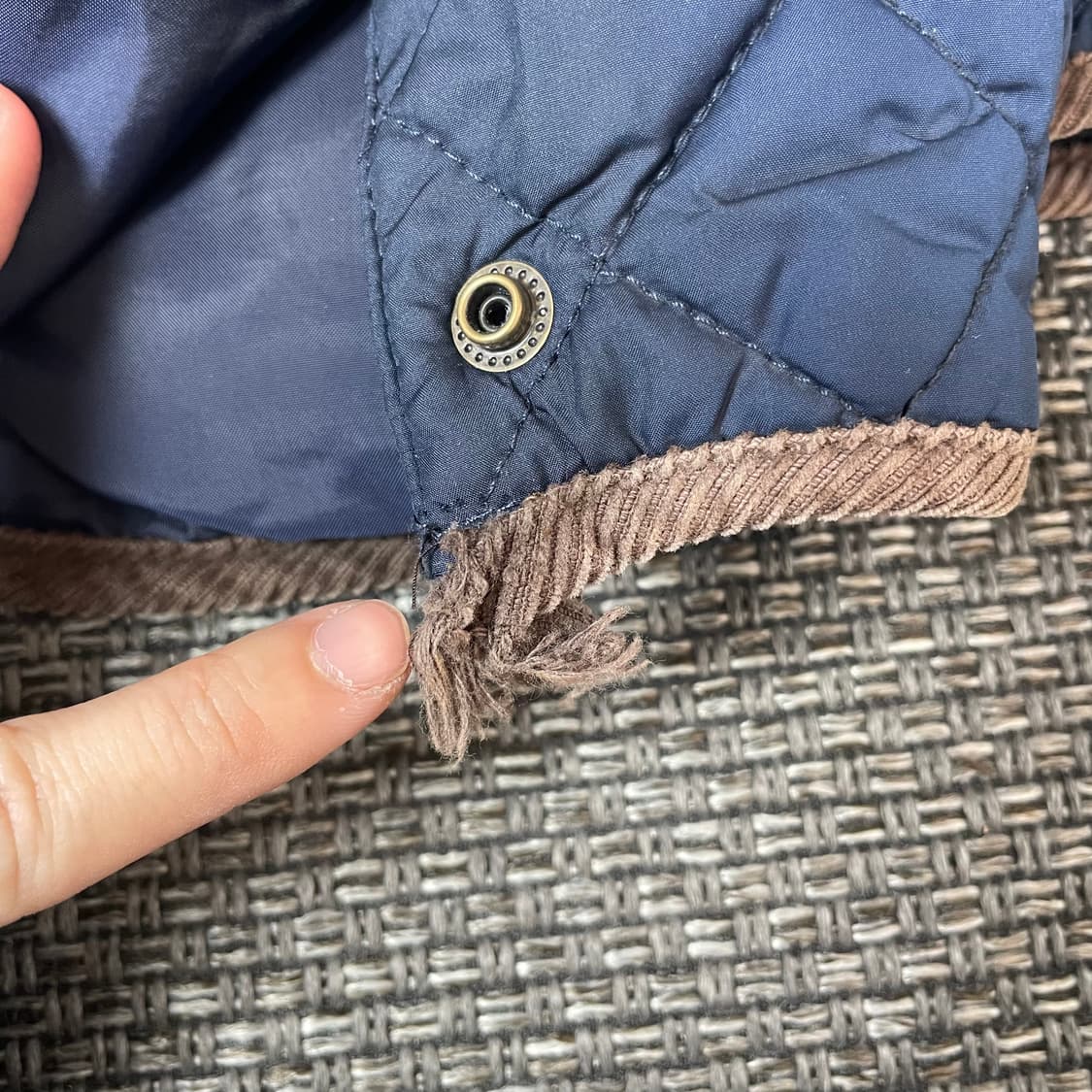 폴로랄프로렌 키즈 네이비 퀄팅 버튼 투포켓 자켓 2T 상품이미지7