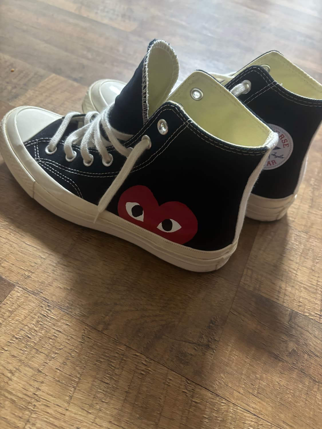 꼼데가르송x컨버스 하이 상품이미지3