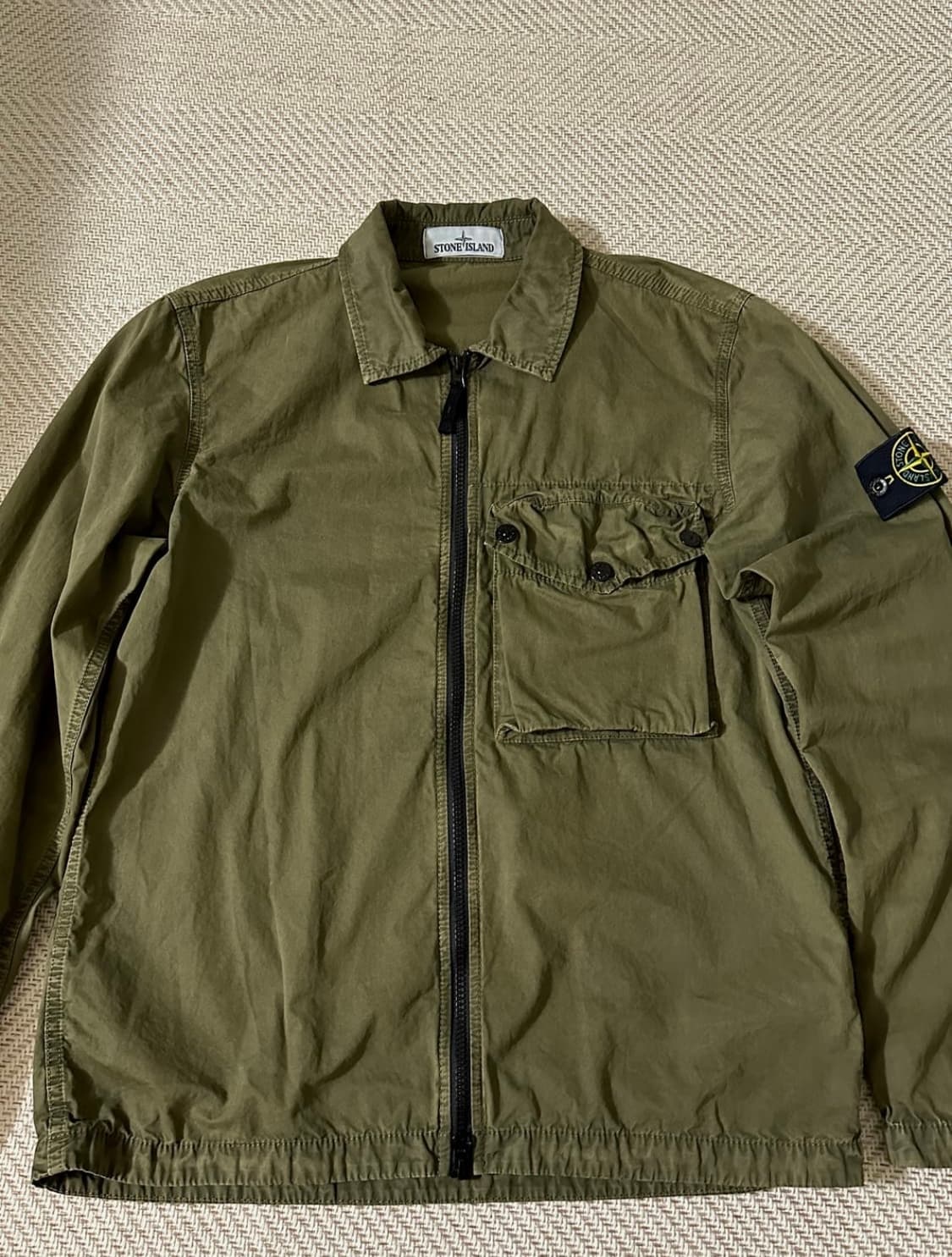 스톤아일랜드 117WN 올드이펙트 오버셔츠 상품이미지4