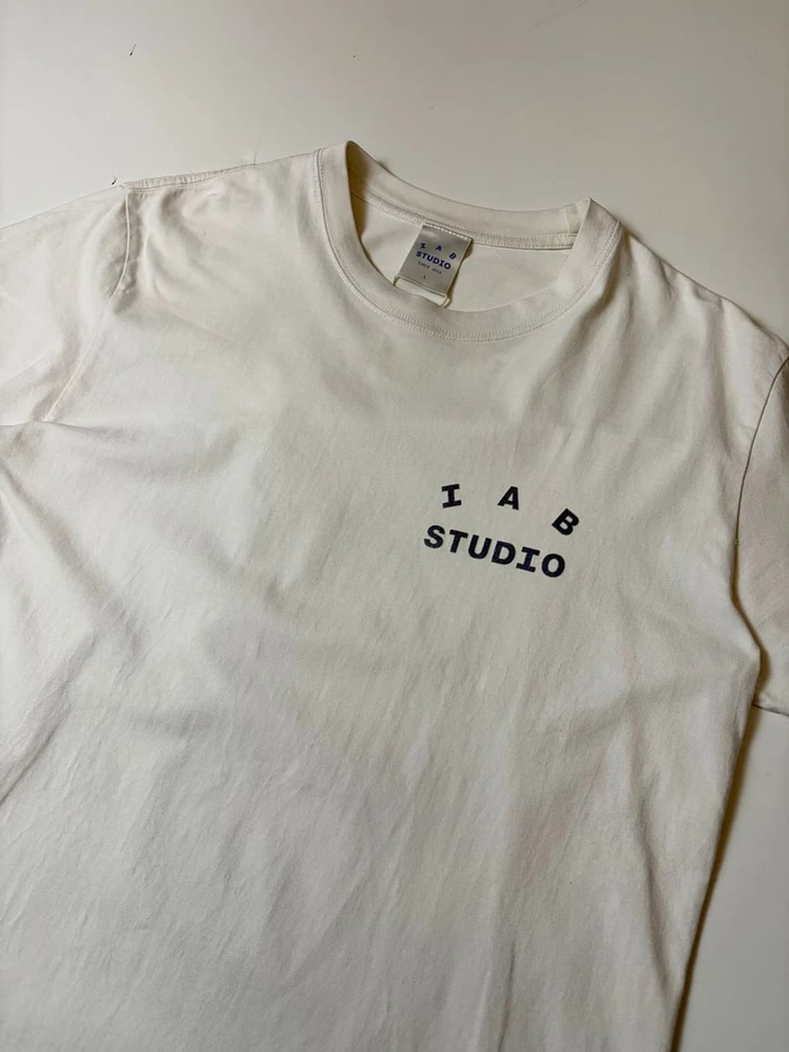 아이앱스튜디오 빅로고 오버핏 반팔 티셔츠 PN9559 상품이미지4