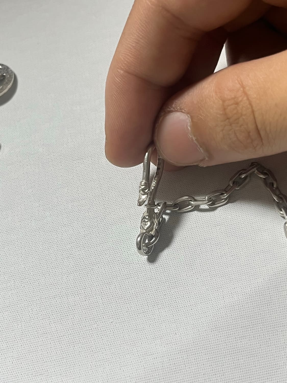 (M)퍼스트애로우즈 K18 커스텀 훅 체인 50cm 상품이미지5