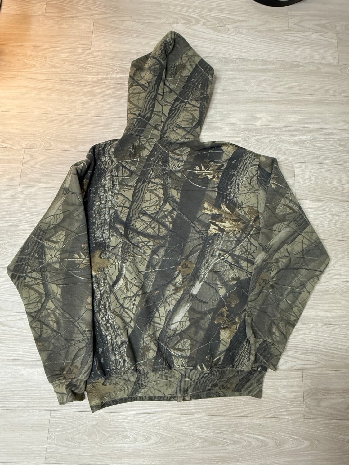 90s forest camo zip up hoodie 상품이미지2