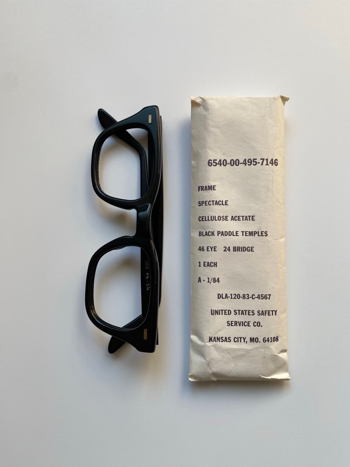 (데드스탁) USS usgi 2세대 빈티지 안경 미군 상품이미지1