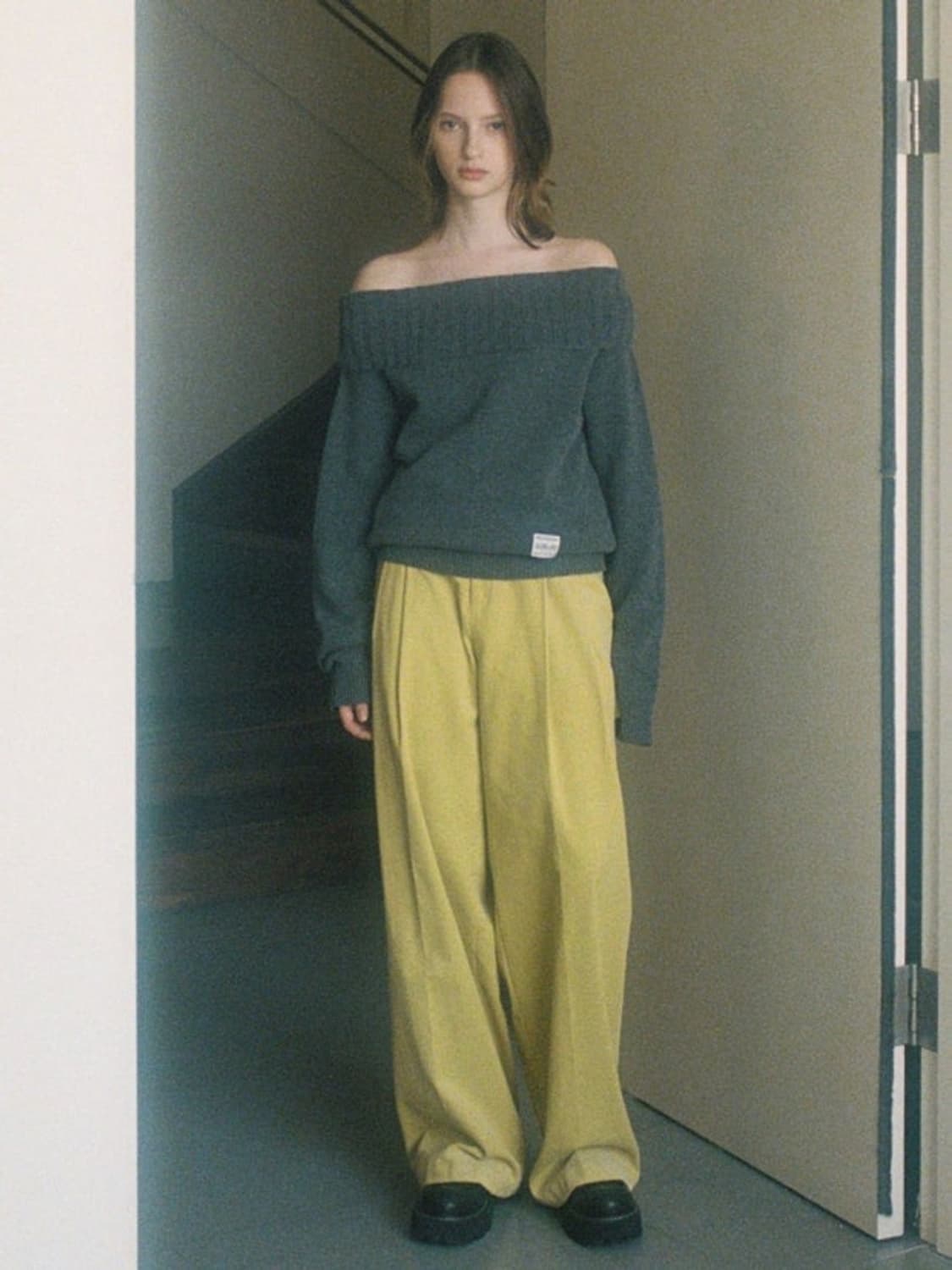 시눈 오프숄더 니트 상품이미지2