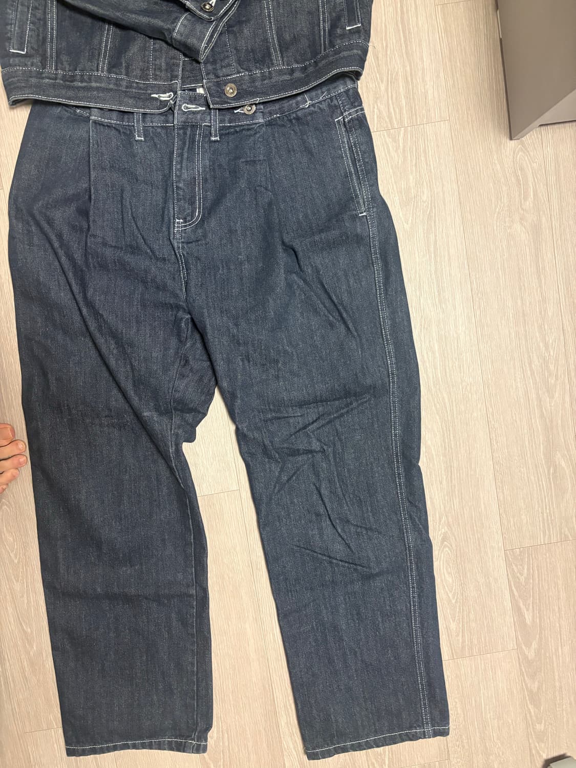 데님 청자켓 셋업 상품이미지2