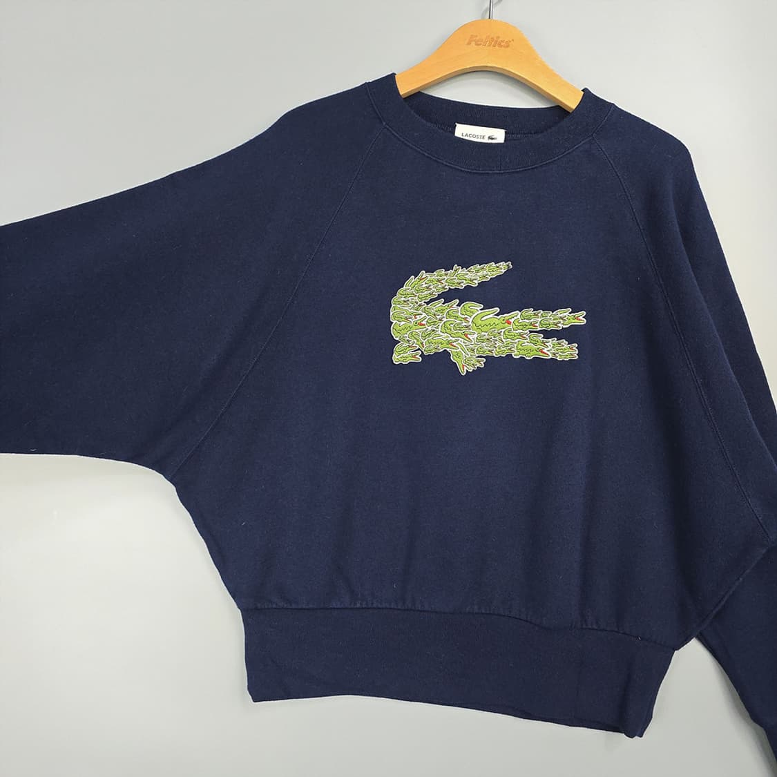 라코스테 빅로고 맨투맨 네이비 34 상품이미지2