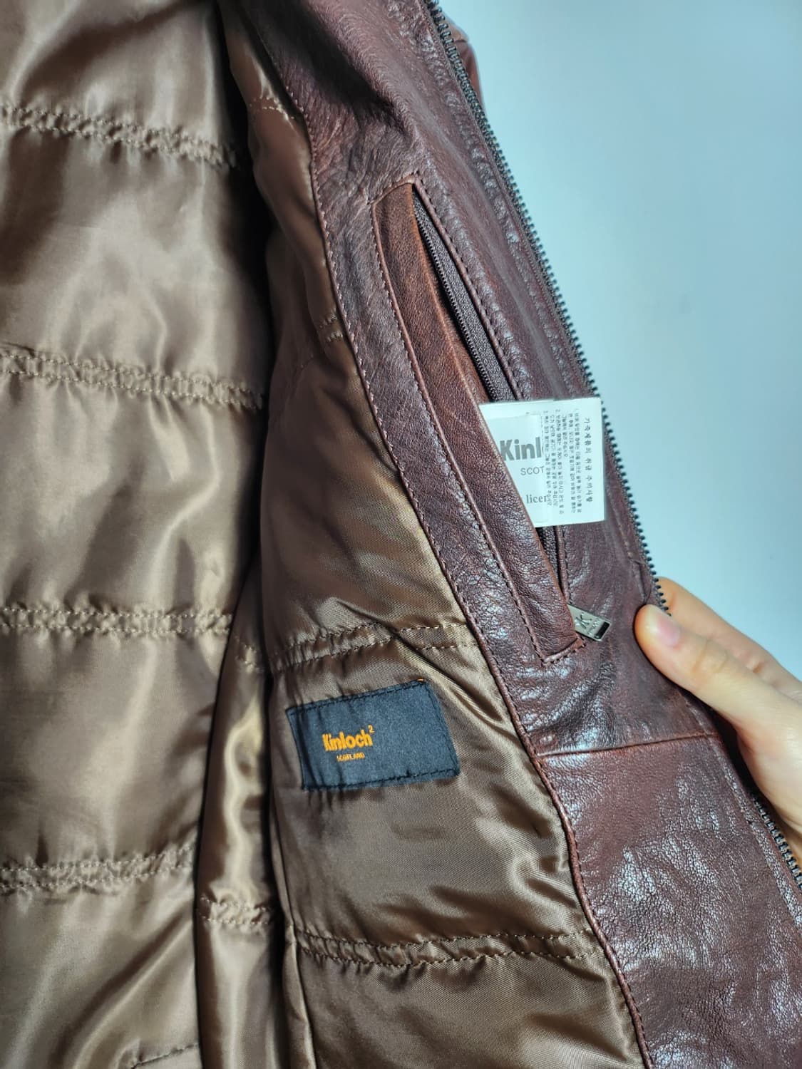 킨록 가죽 필드자켓 상품이미지4