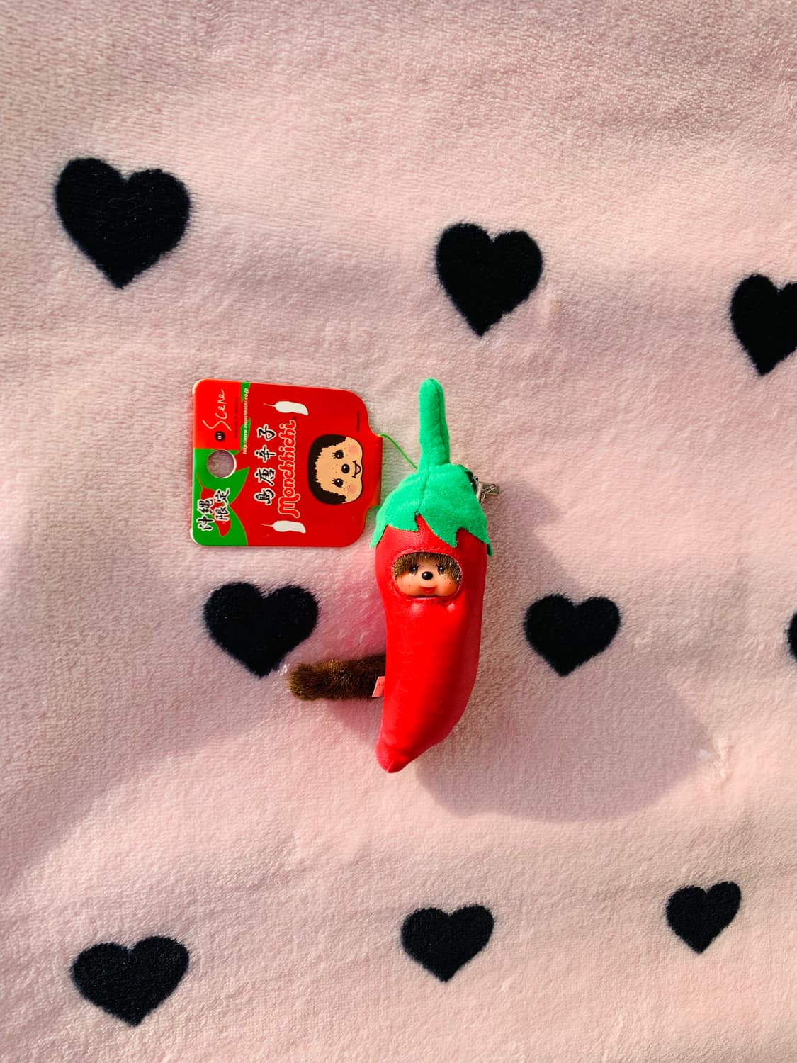 🌶️몬치치 고추 오키나와한정 고전키체인 상품이미지1