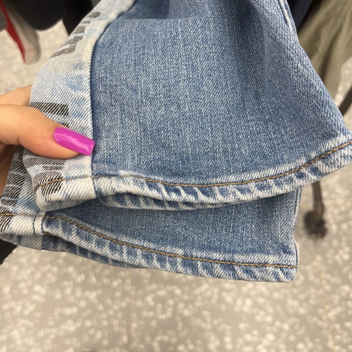 리바이스 HI-BALL 레트로 사이드로고 데님팬츠 34인치 C07143 상품이미지7