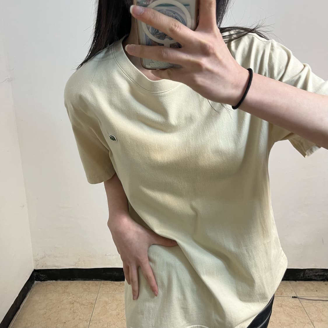 Lacoste beige t-shirt  상품이미지3