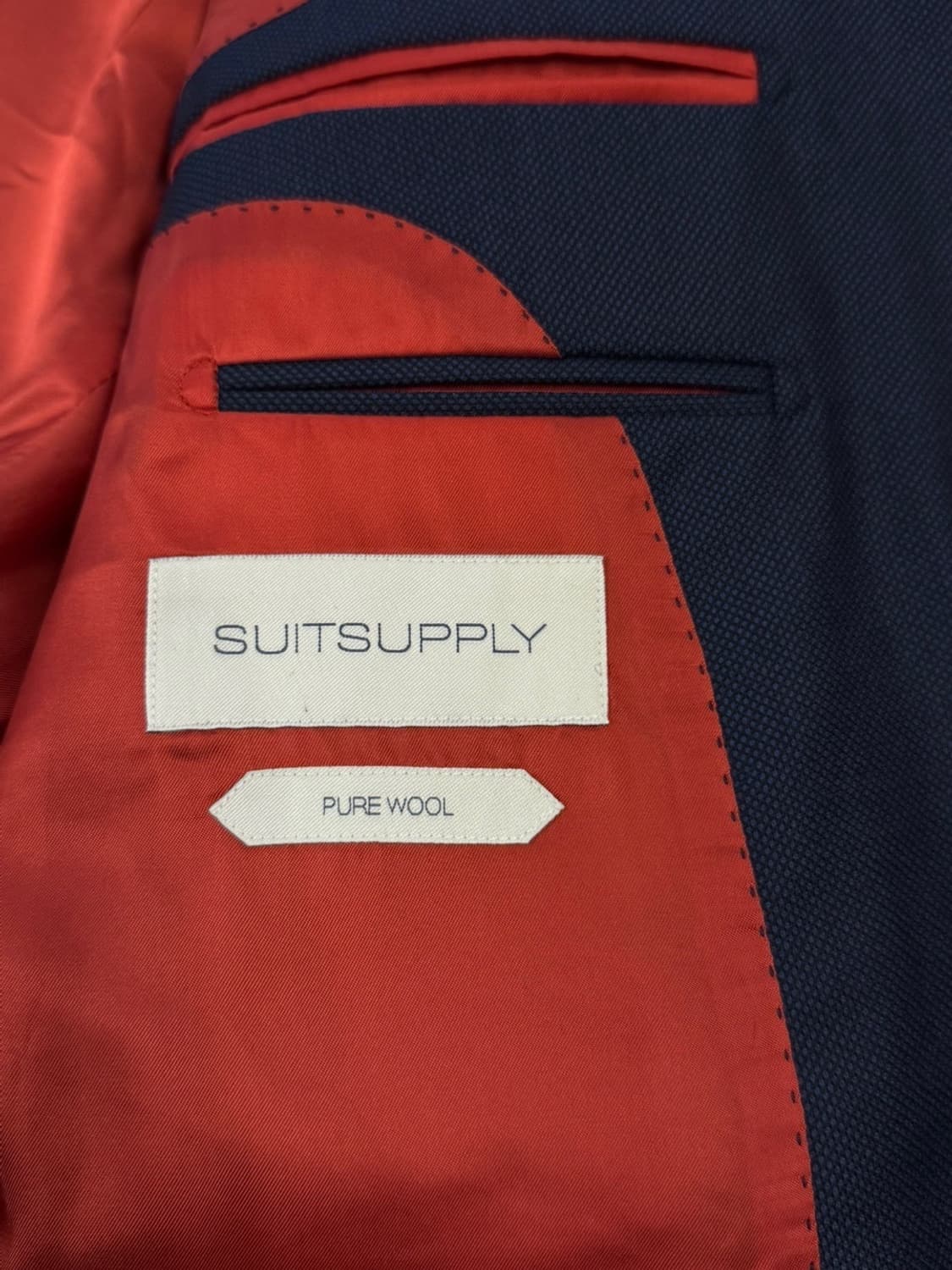 수트서플라이 네이비 블러이저 100 상품이미지7