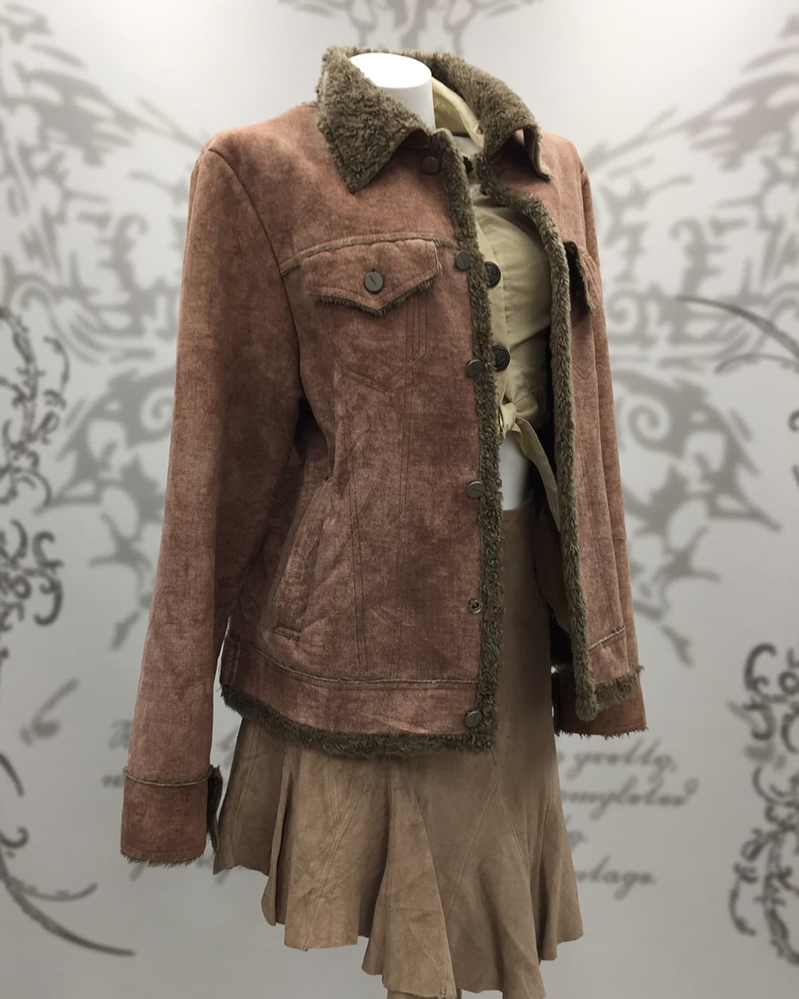 Retro Suede Mustang Coat 상품이미지2