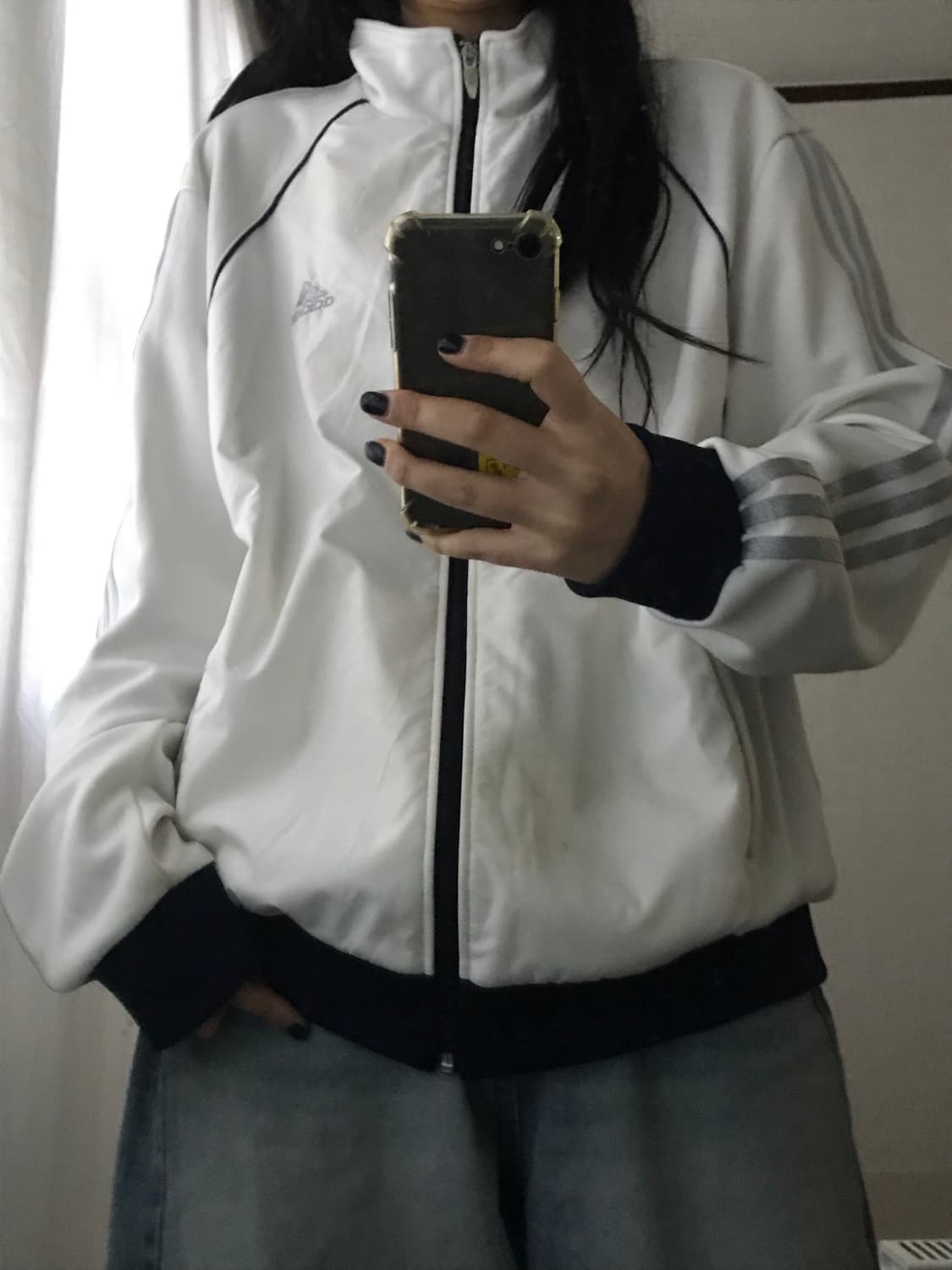 아디다스 화이트 실버 져지 상품이미지5