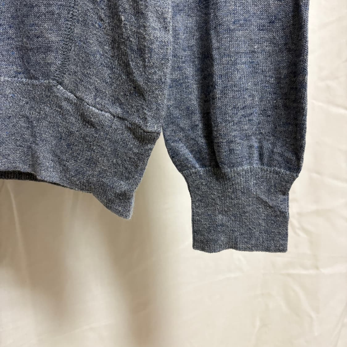 히스테릭글래머 린넨 그래픽 니트 스웻셔츠 / 블루그레이, M 상품이미지6