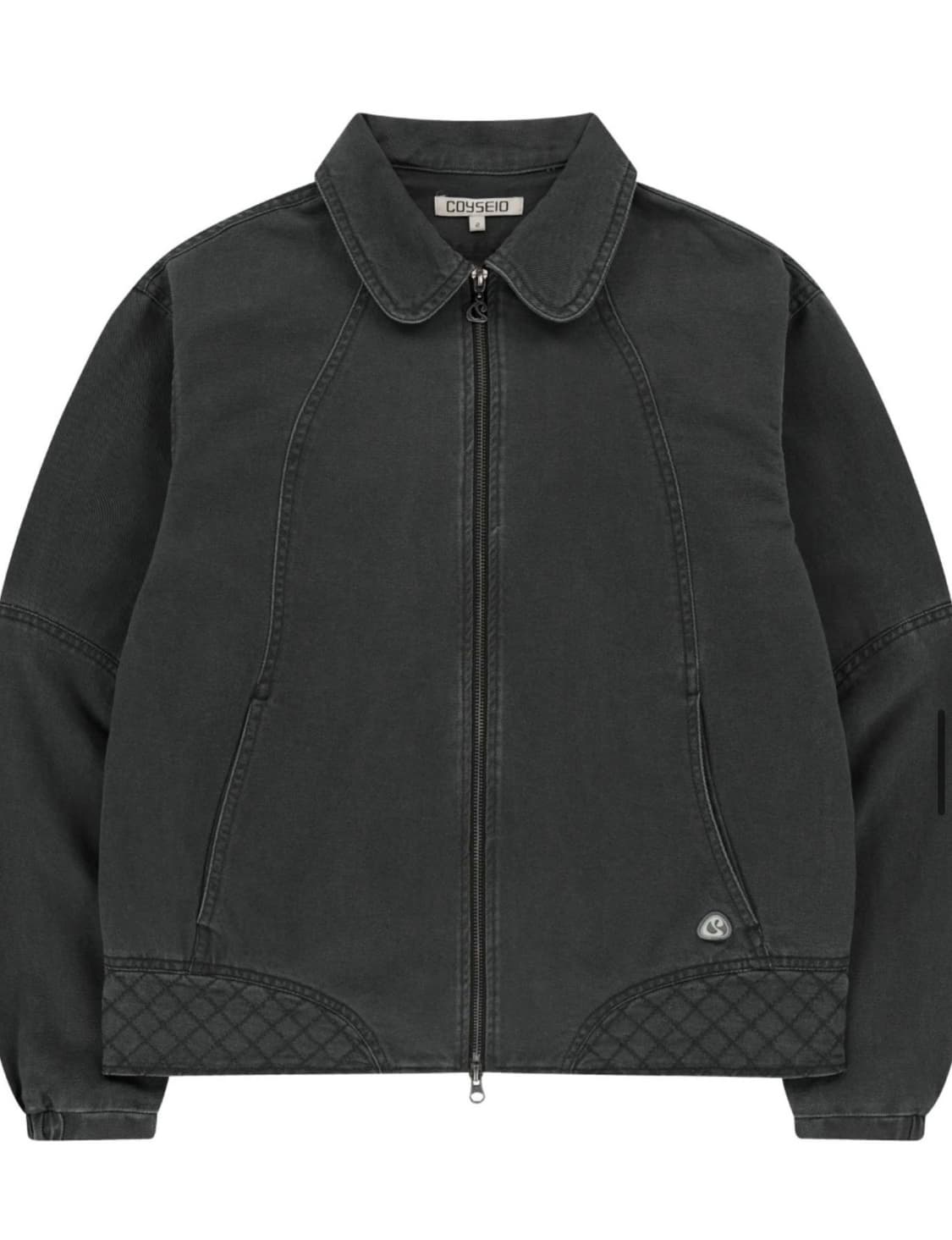 Coyseio 스티치 자켓 그레이 1 상품이미지1