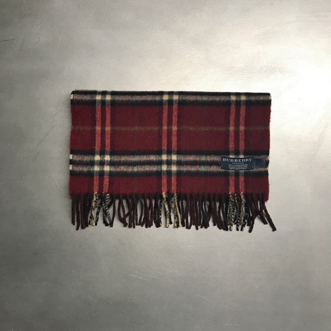 버버리 정품 캐시미어 머플러 레드 상품이미지2