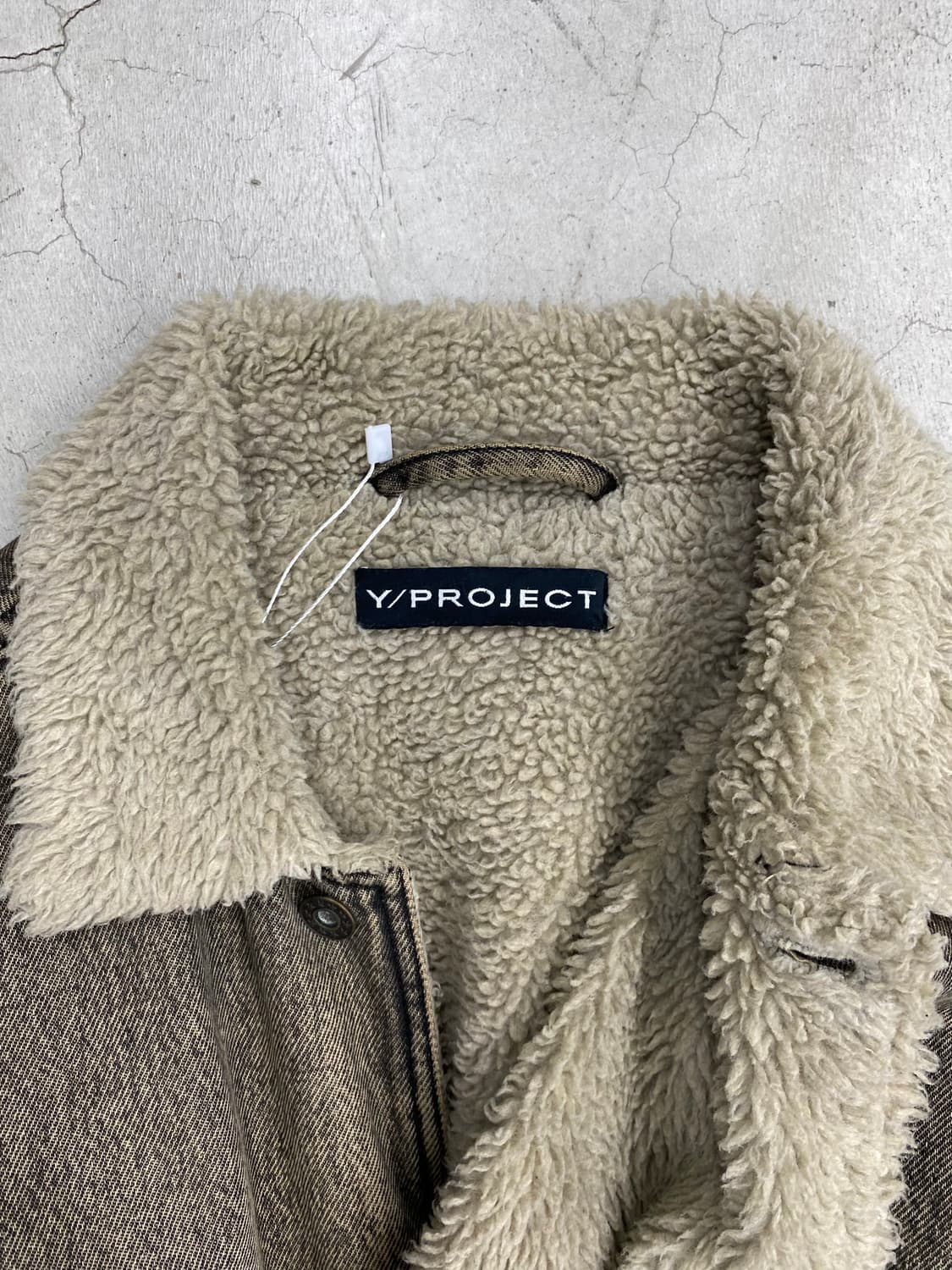 와이프로젝트 시어링 데님 자켓 상품이미지5