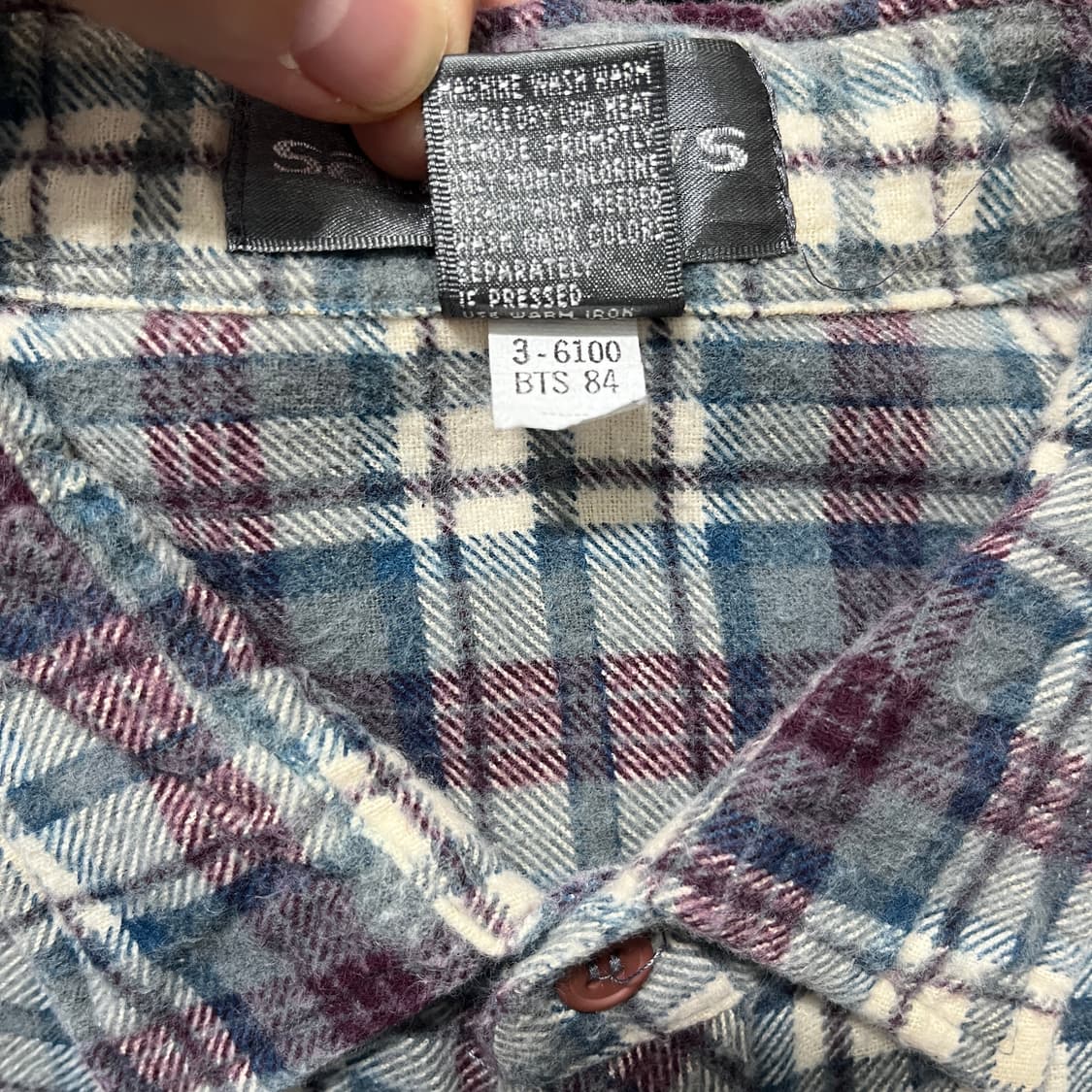 80s  FLANNEL 플란넬 셔츠 상품이미지3