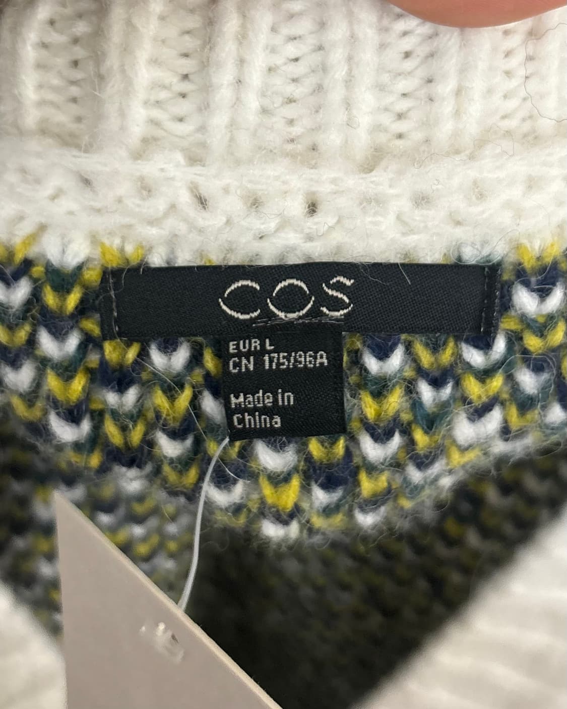 코스 화이트 모헤어 혼방 니트 베스트 상품이미지7