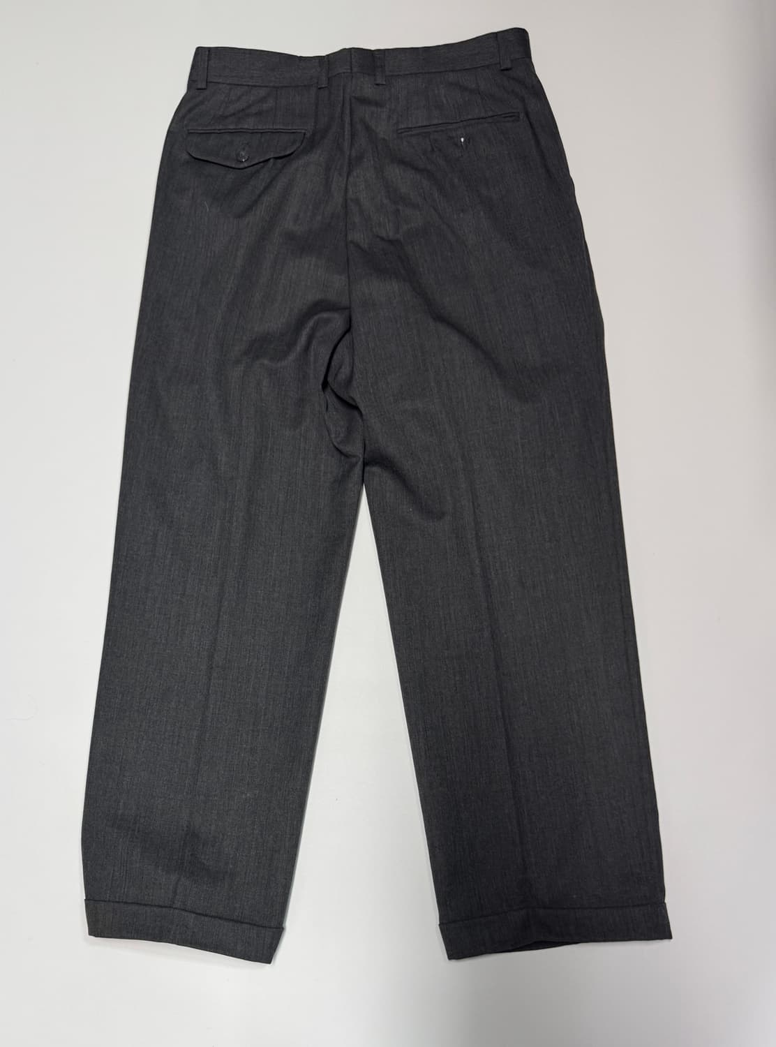 정품!! 발렌시아가 그레이 울 슬랙스 상품이미지2